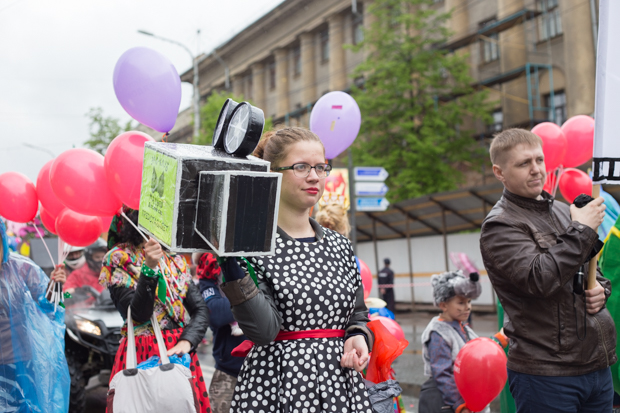 Детский карнавал в Красноярске 1 июня 2016 года