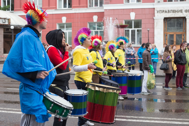 Детский карнавал в Красноярске 1 июня 2016 года