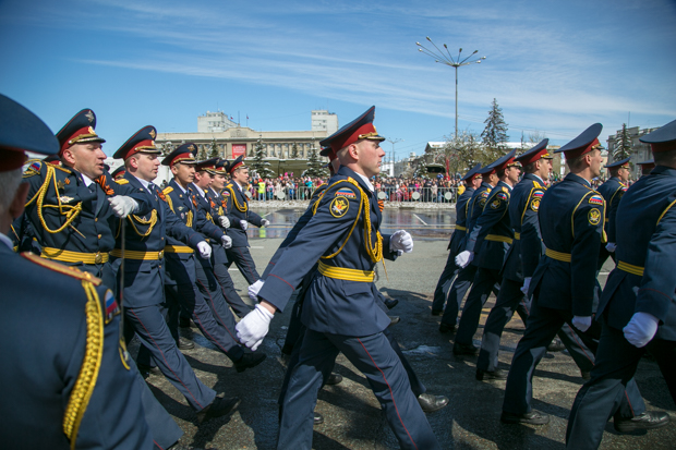 Парад победы в Красноярске 2016