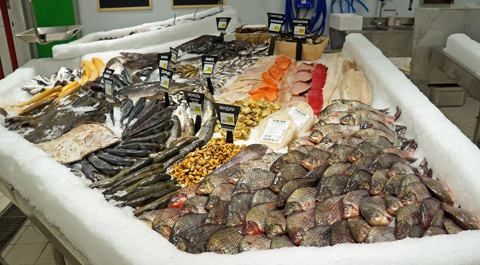 Охлажденная рыбная и морская продукция