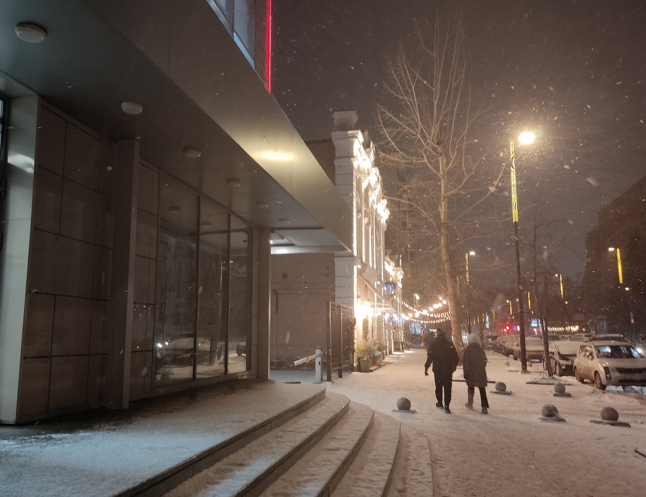 Снег на пр. Мира