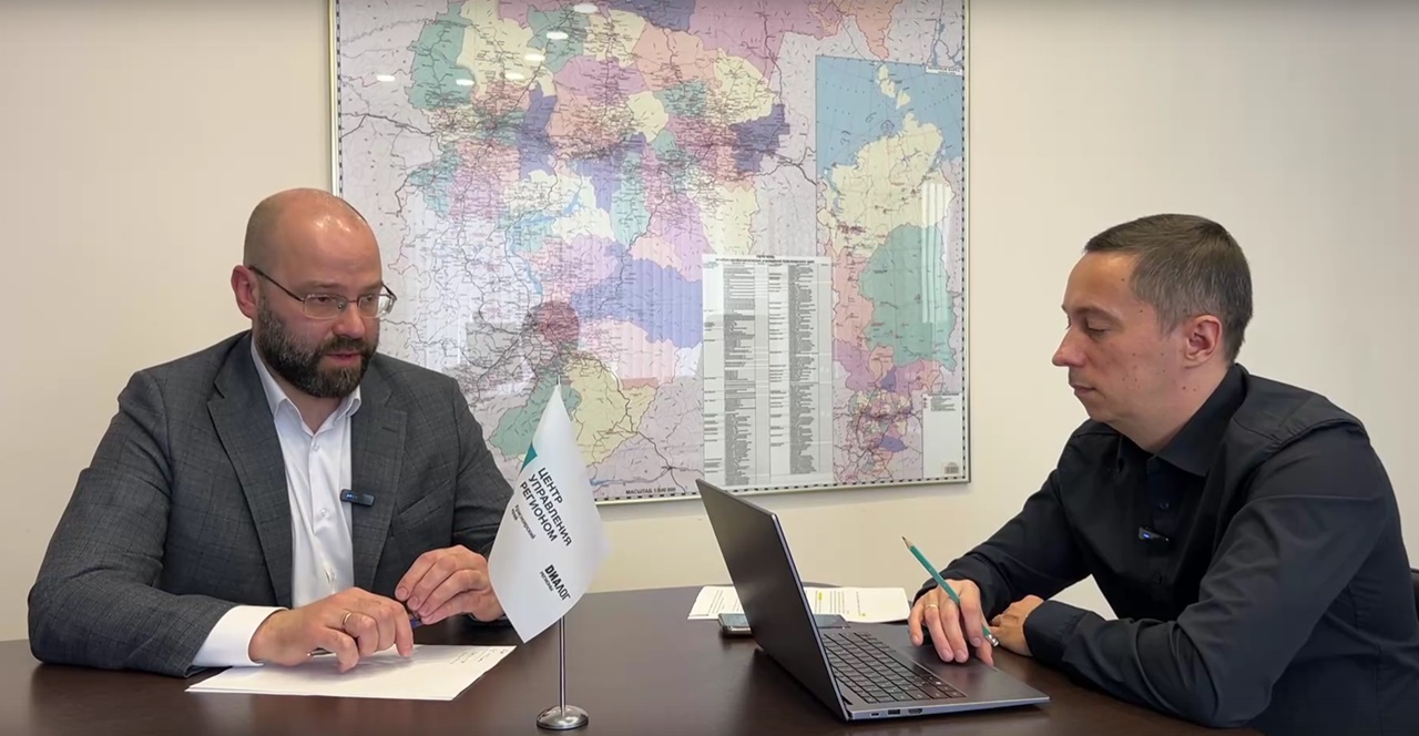 Министр Алексей Коноваленко во время прямого эфира