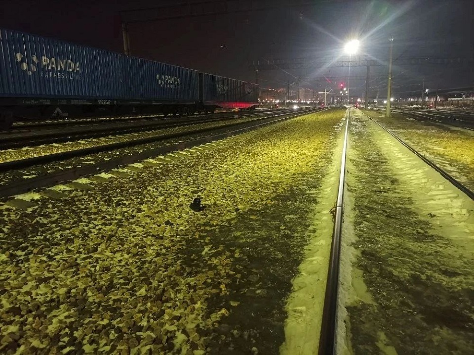 Поезд сбил человека на станции Северная