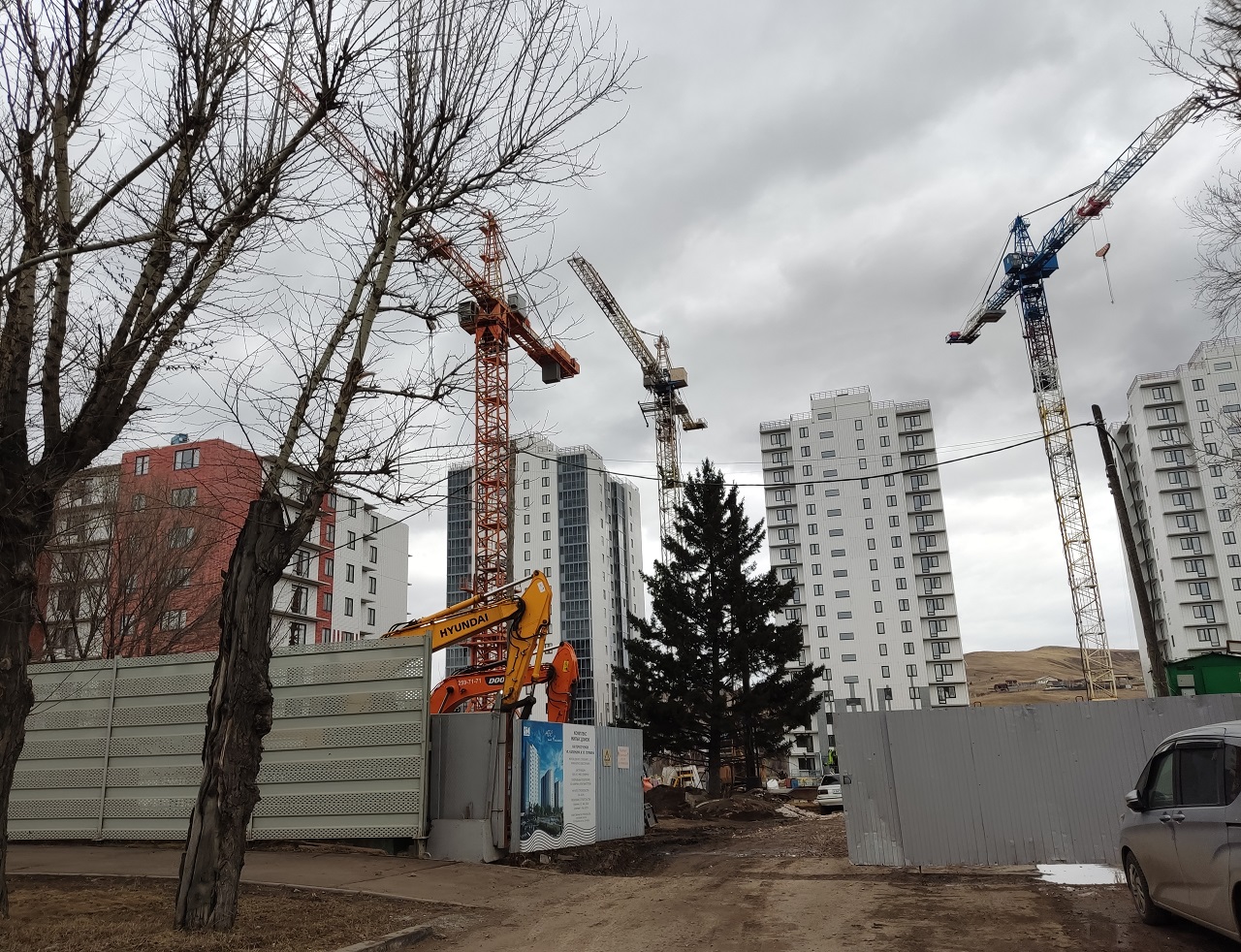 Стройка домов в Красноярске, новостройки