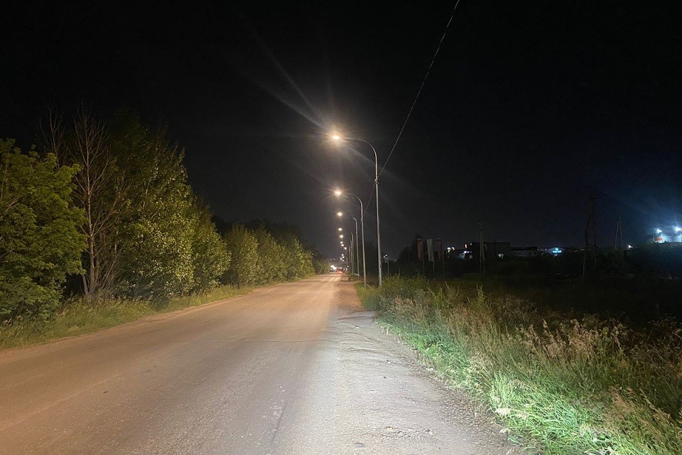 Фонари на Глинки: на восточной окраине Красноярска впервые появилось освещение