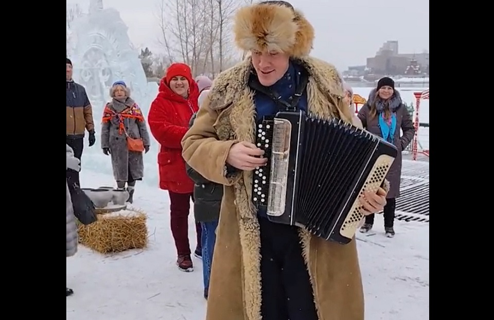 Съемки фильма "Масленица"