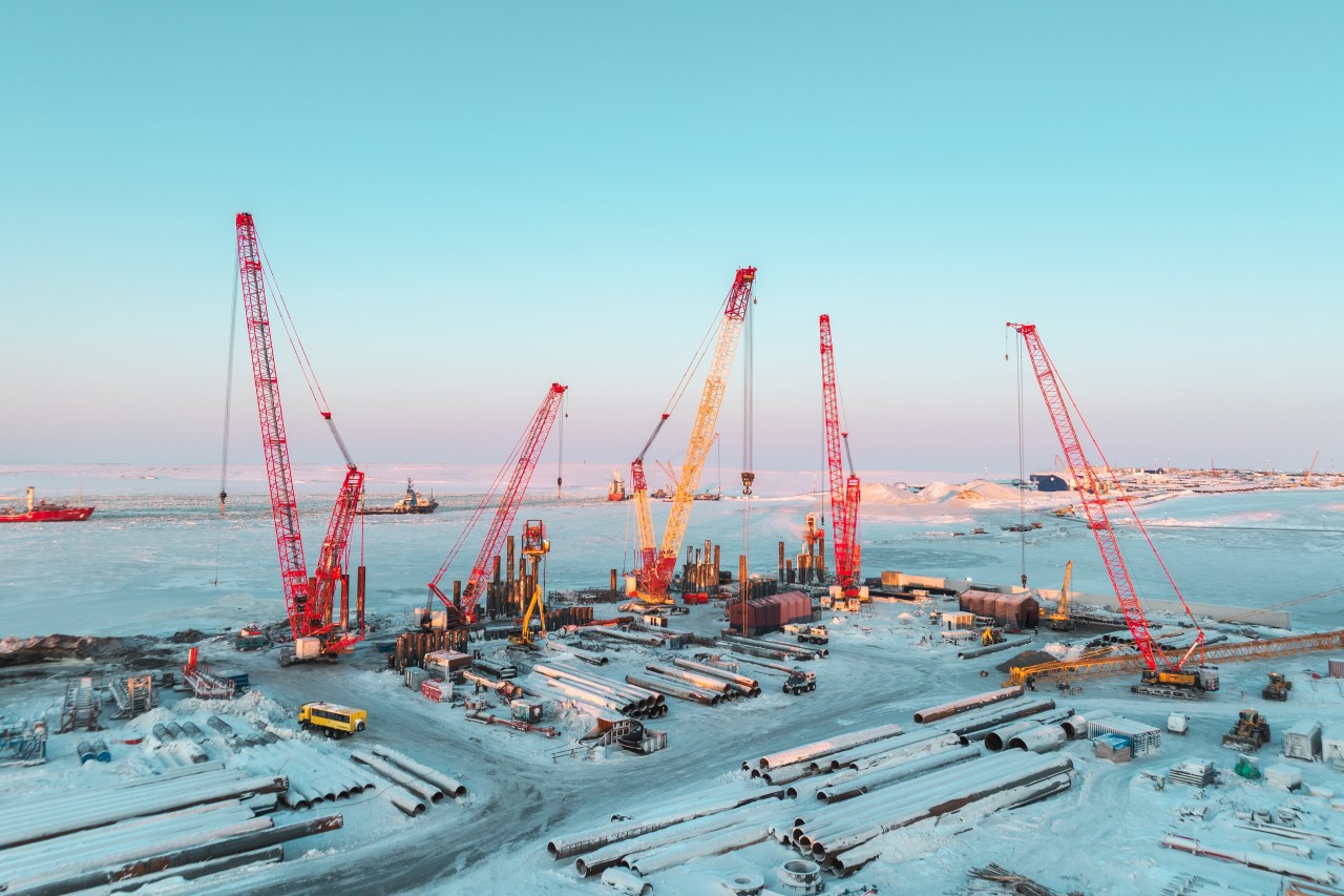 В порту «Бухта Север» строится крупнейший нефтеналивной причал в России