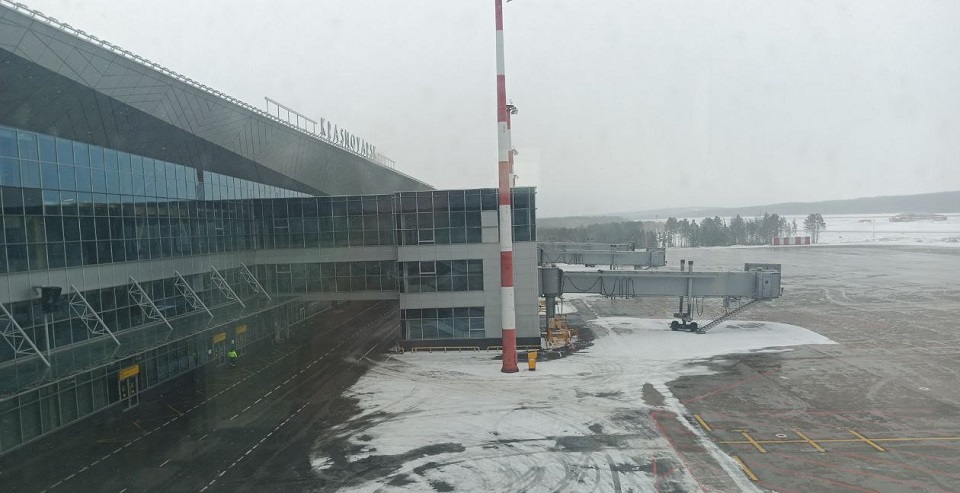 В аэропорту Красноярск