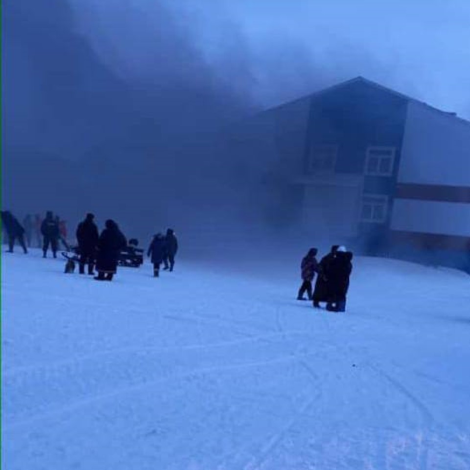 Пожар в школе-интернате поселка Носок