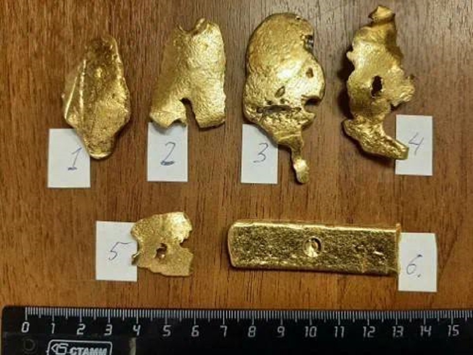 Золотые слитки нашли в доме