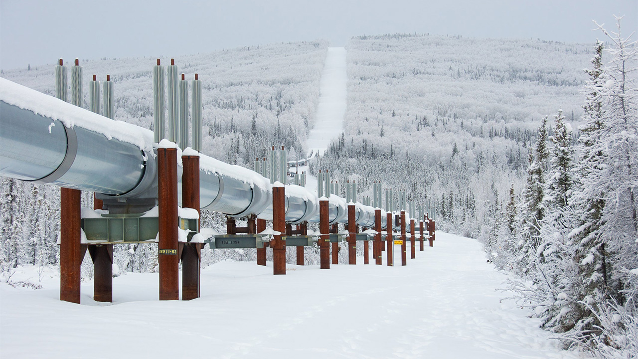 Газопровод в Сибири