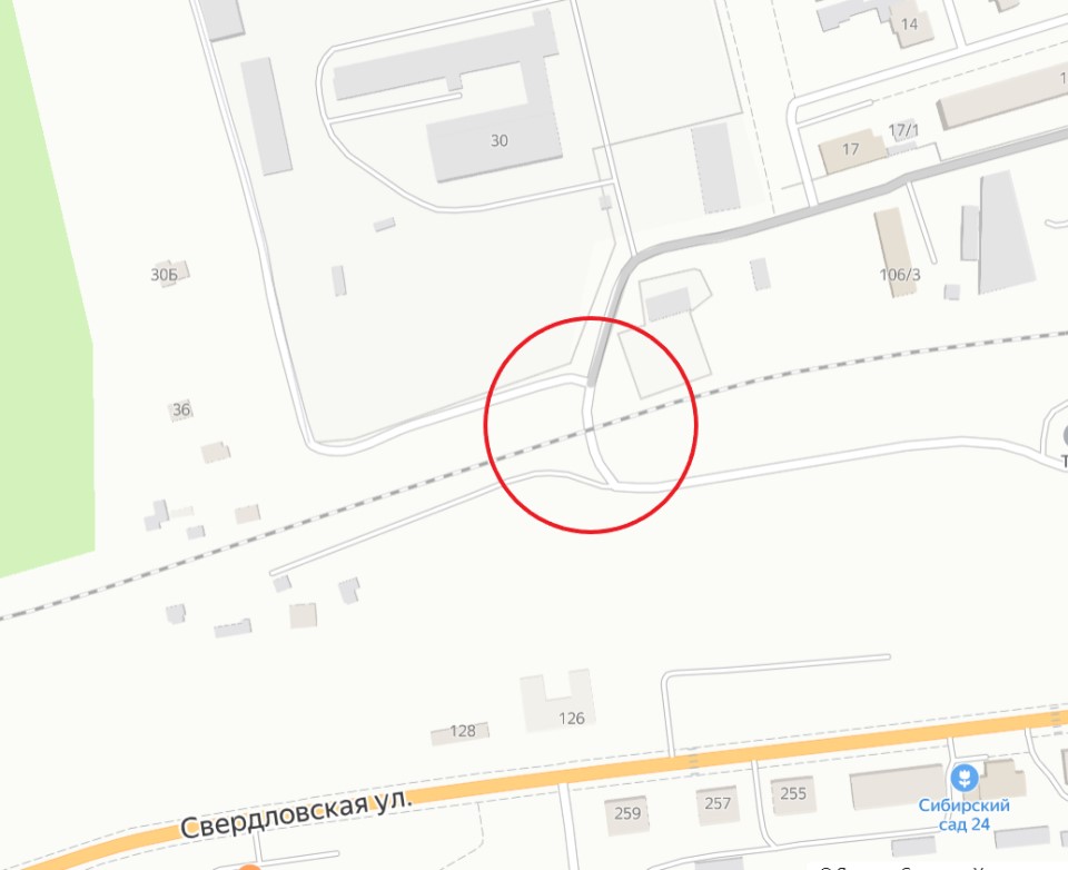В районе Лалетино Красноярска ограничат движение через ж.-д. переезд