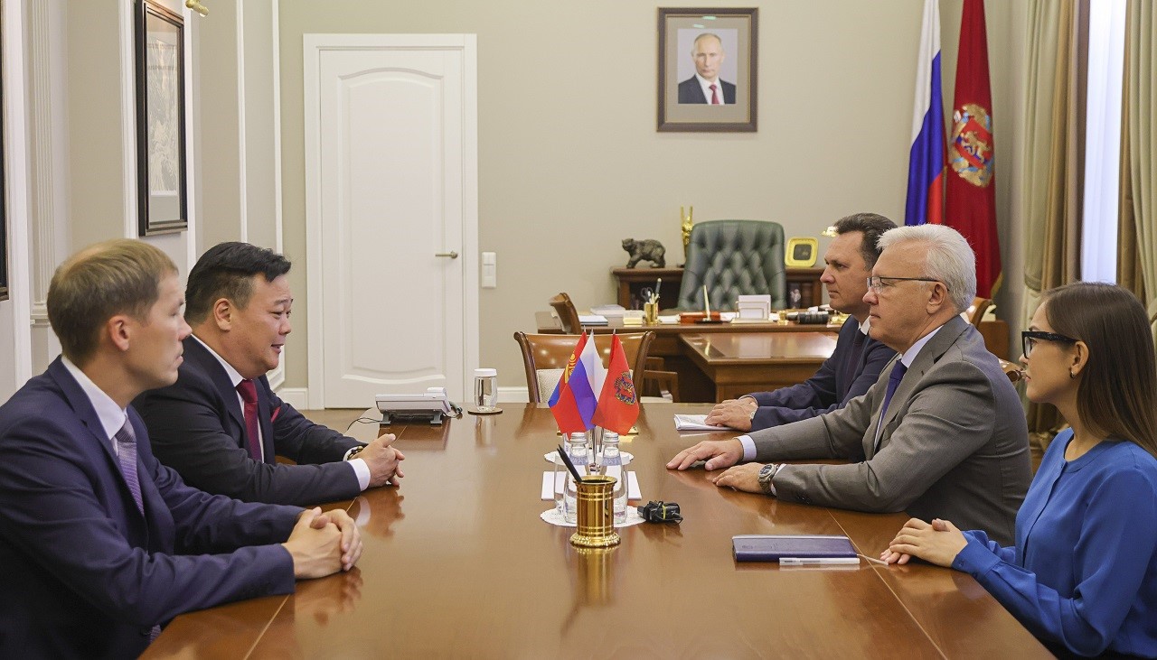 Встреча с монгольской делегацией