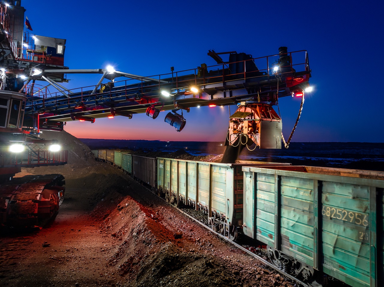 Отправка угля по железной дороге