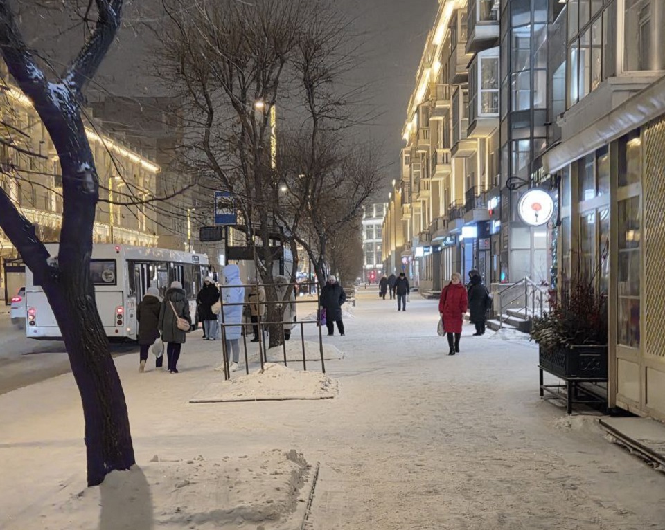 Зима на пр. Мира