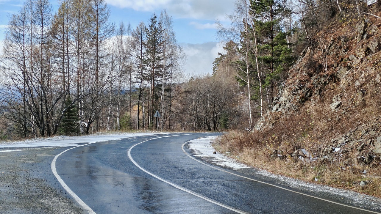 Трасса в Красноярском крае