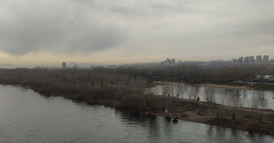 Смог над Красноярском