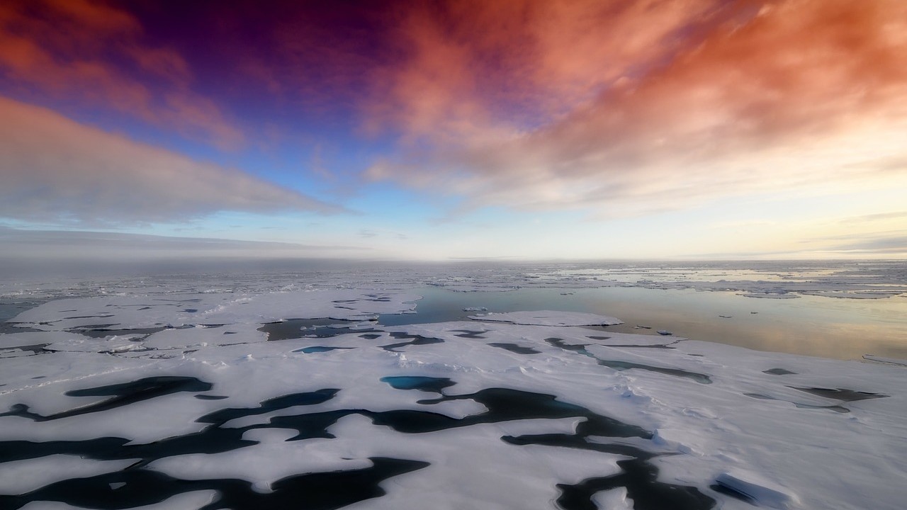 Пейзажи в Арктике