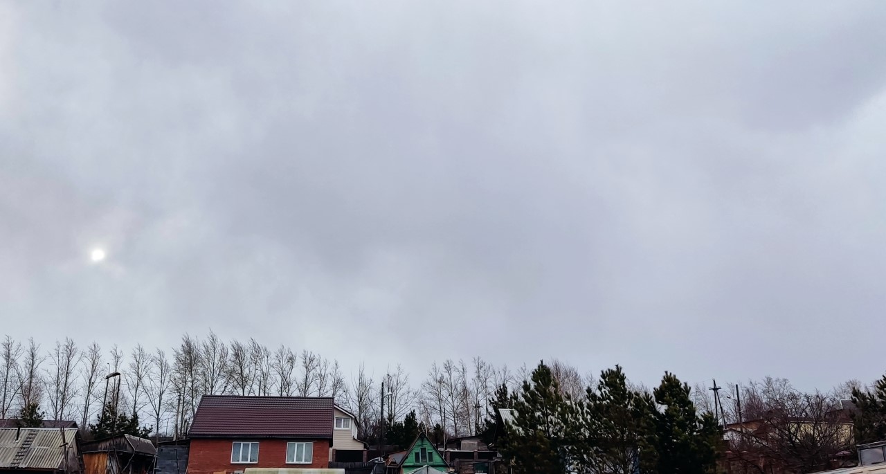 Небо серого цвета