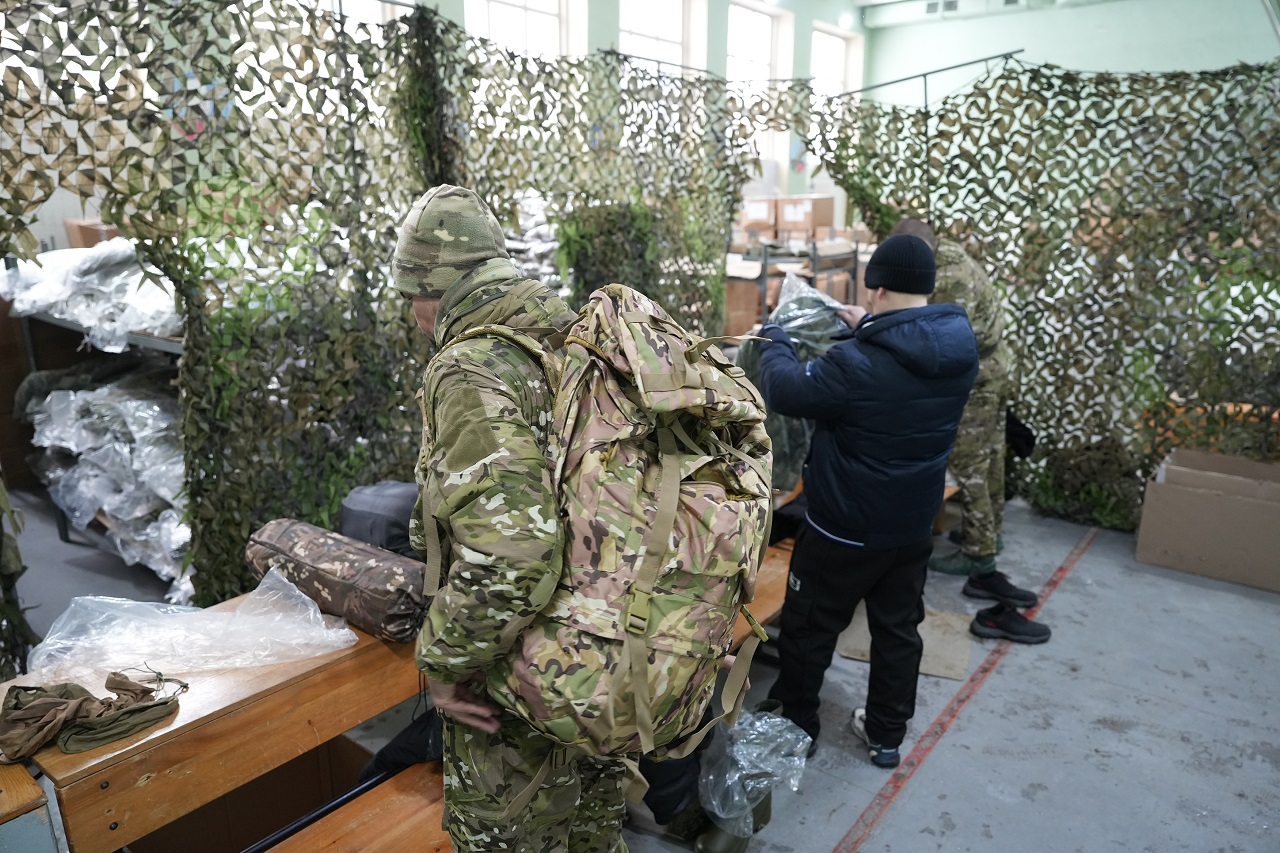 Получение обмундирования для СВО