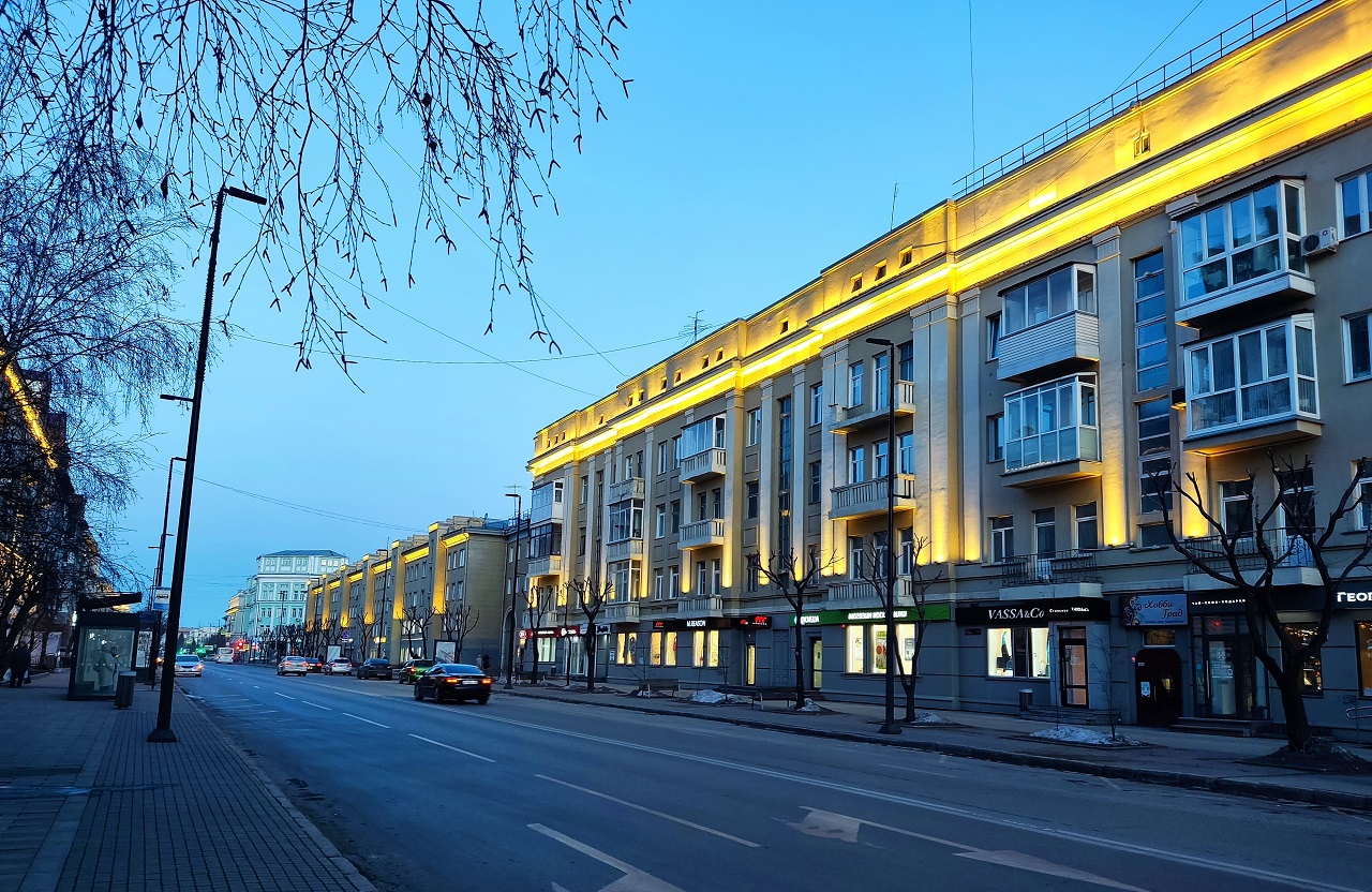 Подсветка в центре