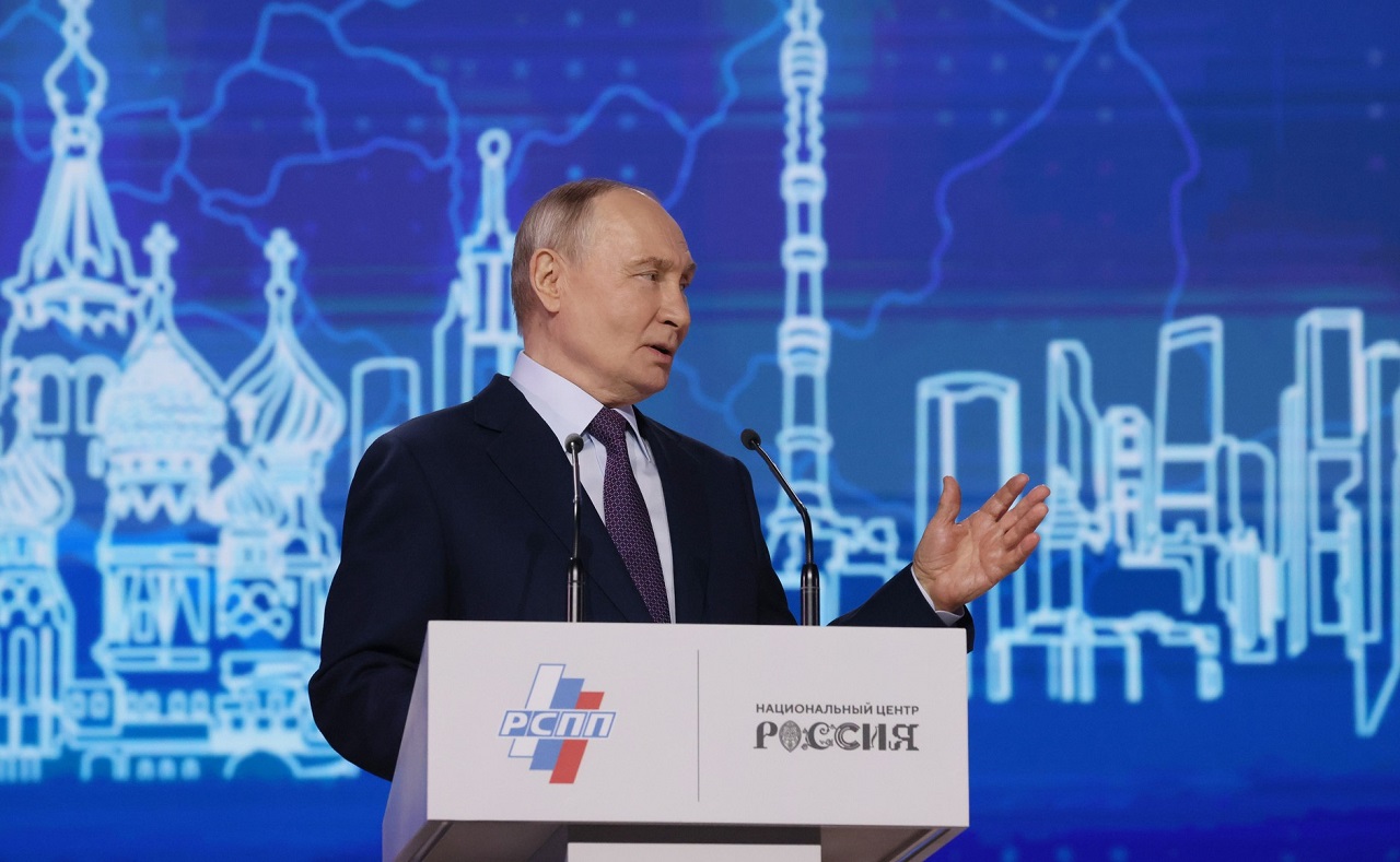 Путин на съезде РСПП