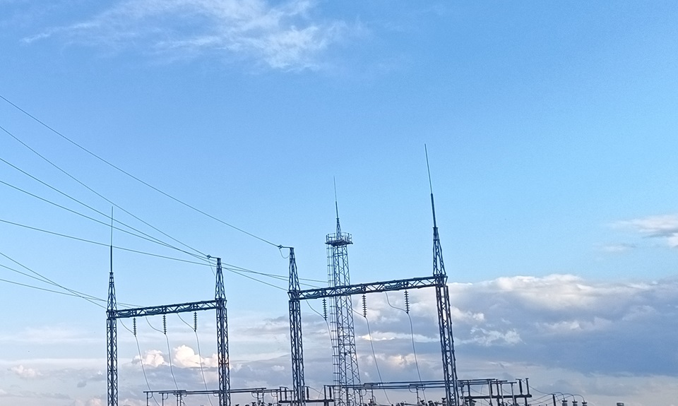 Подстанция, вид сверху