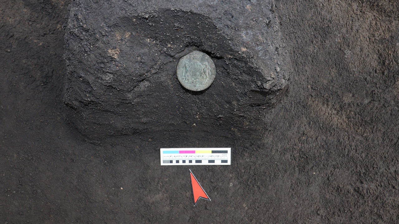 Старинная монета в Заледеево