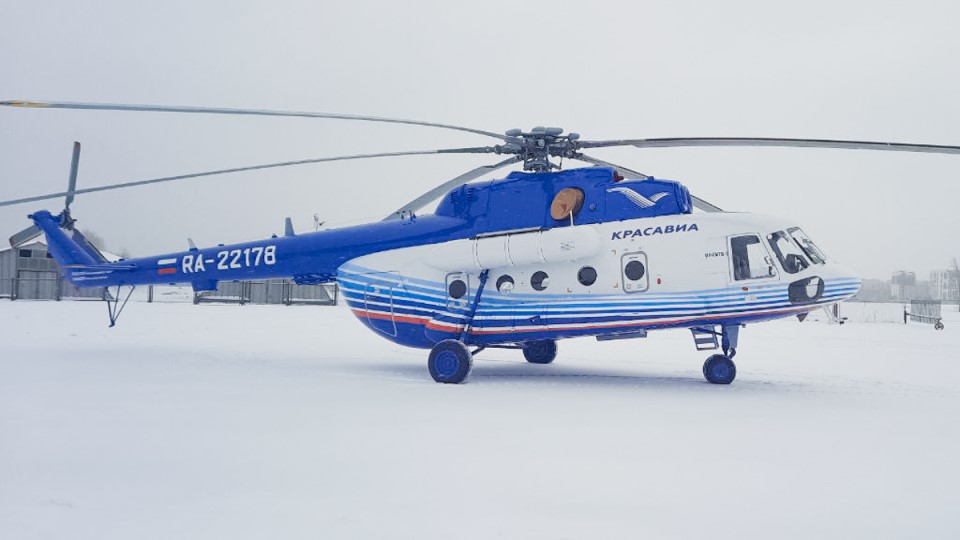 Новый вертолет Ми-8 в Эвенкии
