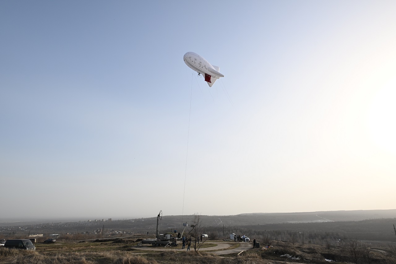 Аэростат МТС для связи