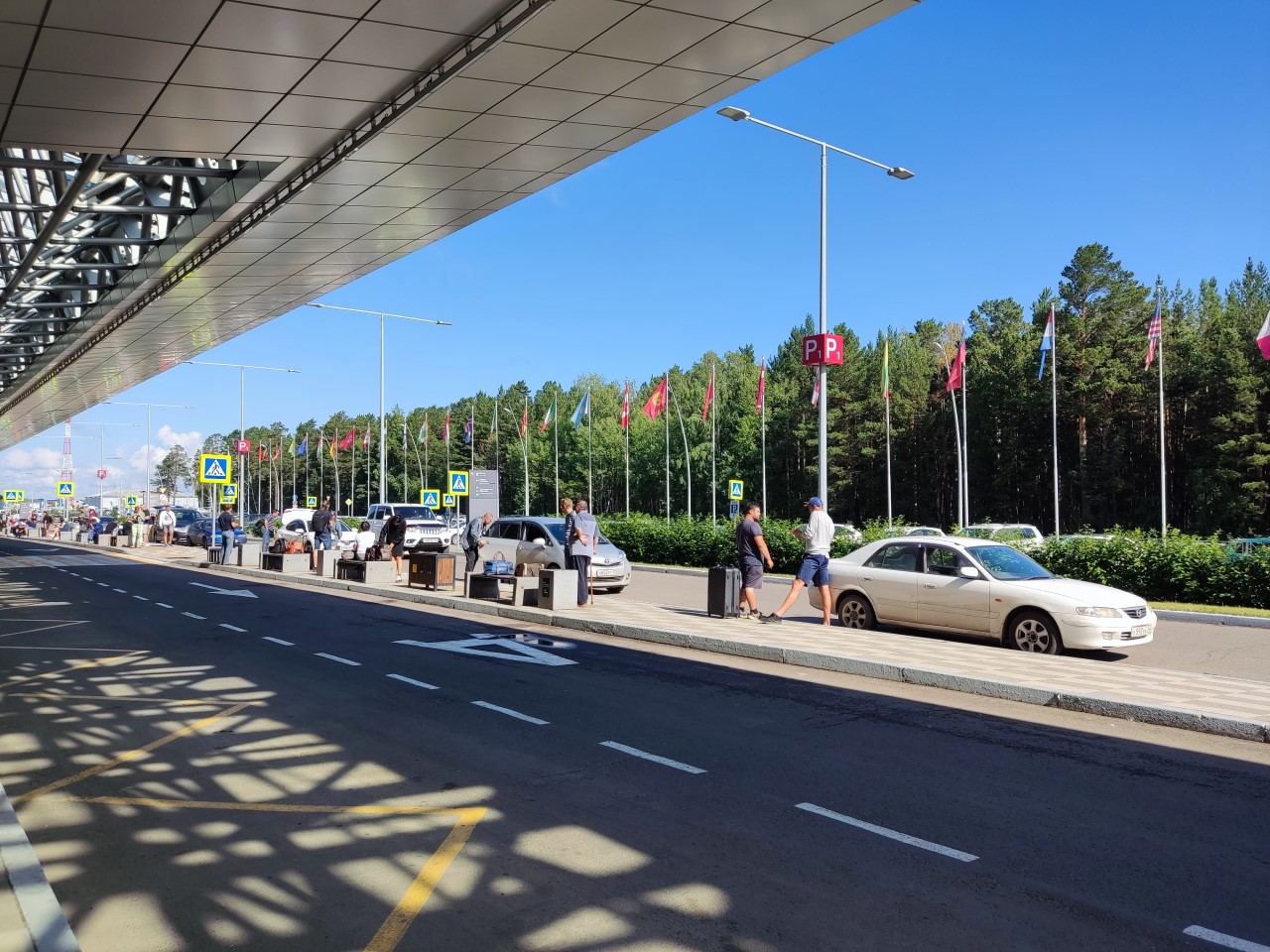 В аэропорту Красноярск