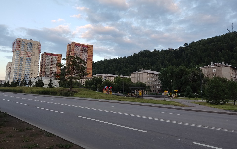 Свердловская улица в Красноярске