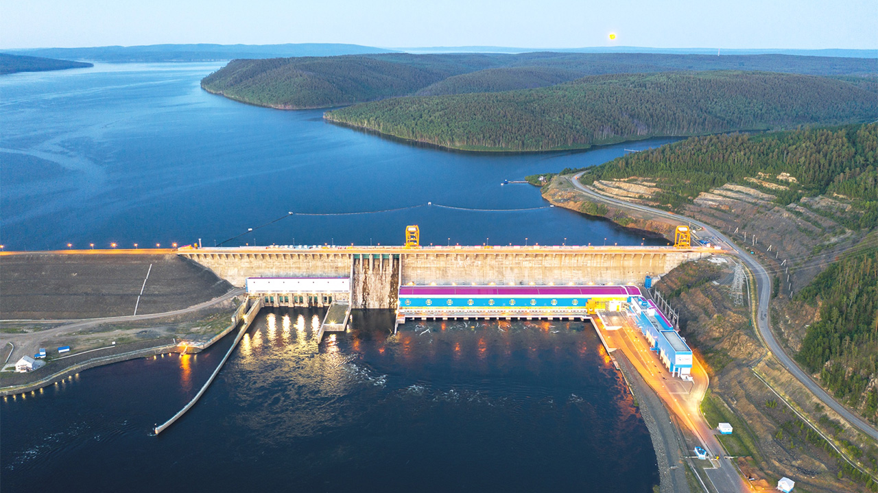 Богучанская ГЭС в Красноярском крае