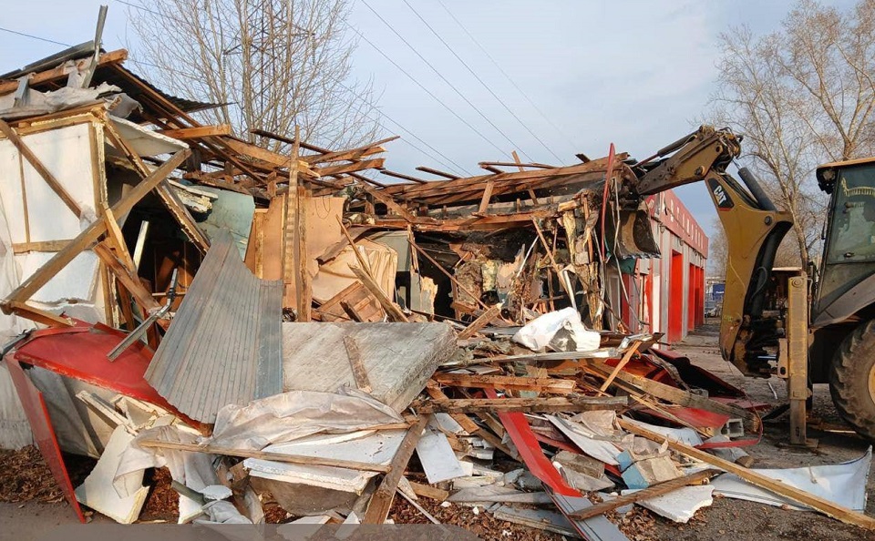 Снос на ул. Волжской, 7