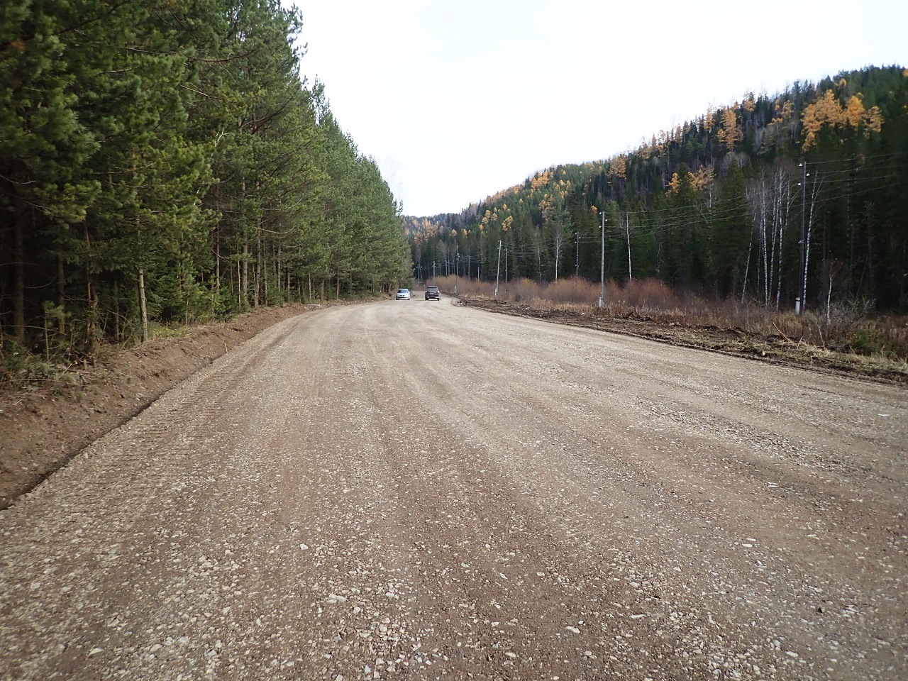 Дорога до Берети, отремонтировали 4 км