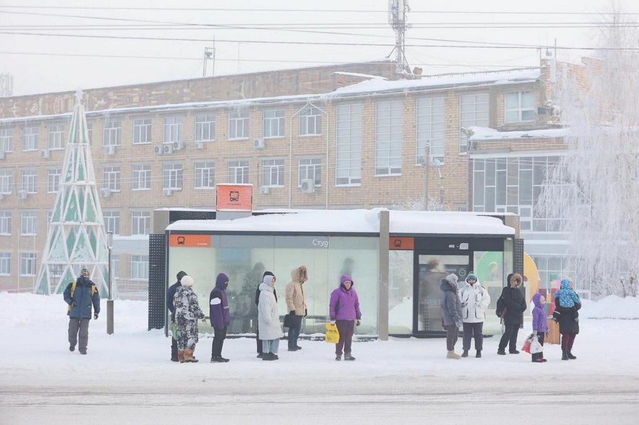 5% красноярских автобусов не вышли на маршруты в мороз