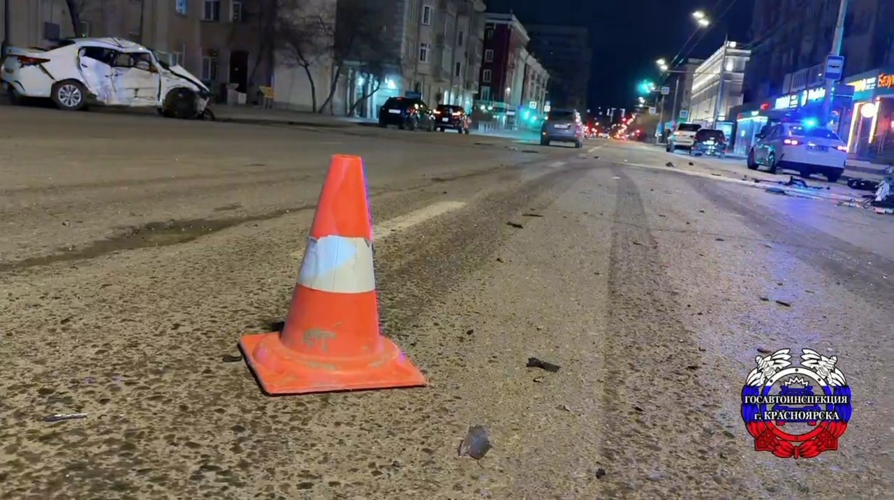 Смертельная авария в центре Красноярска