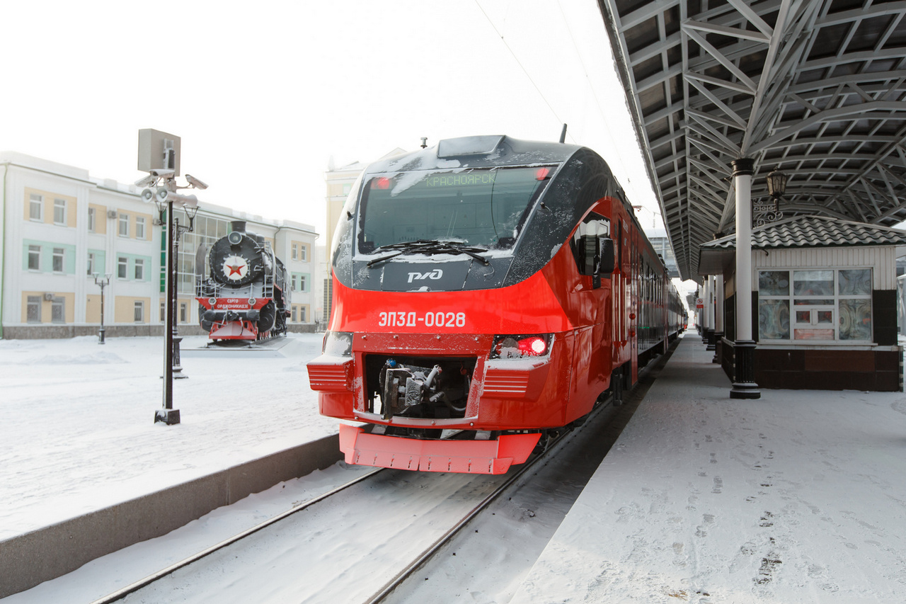 Западная электричка в Красноярске