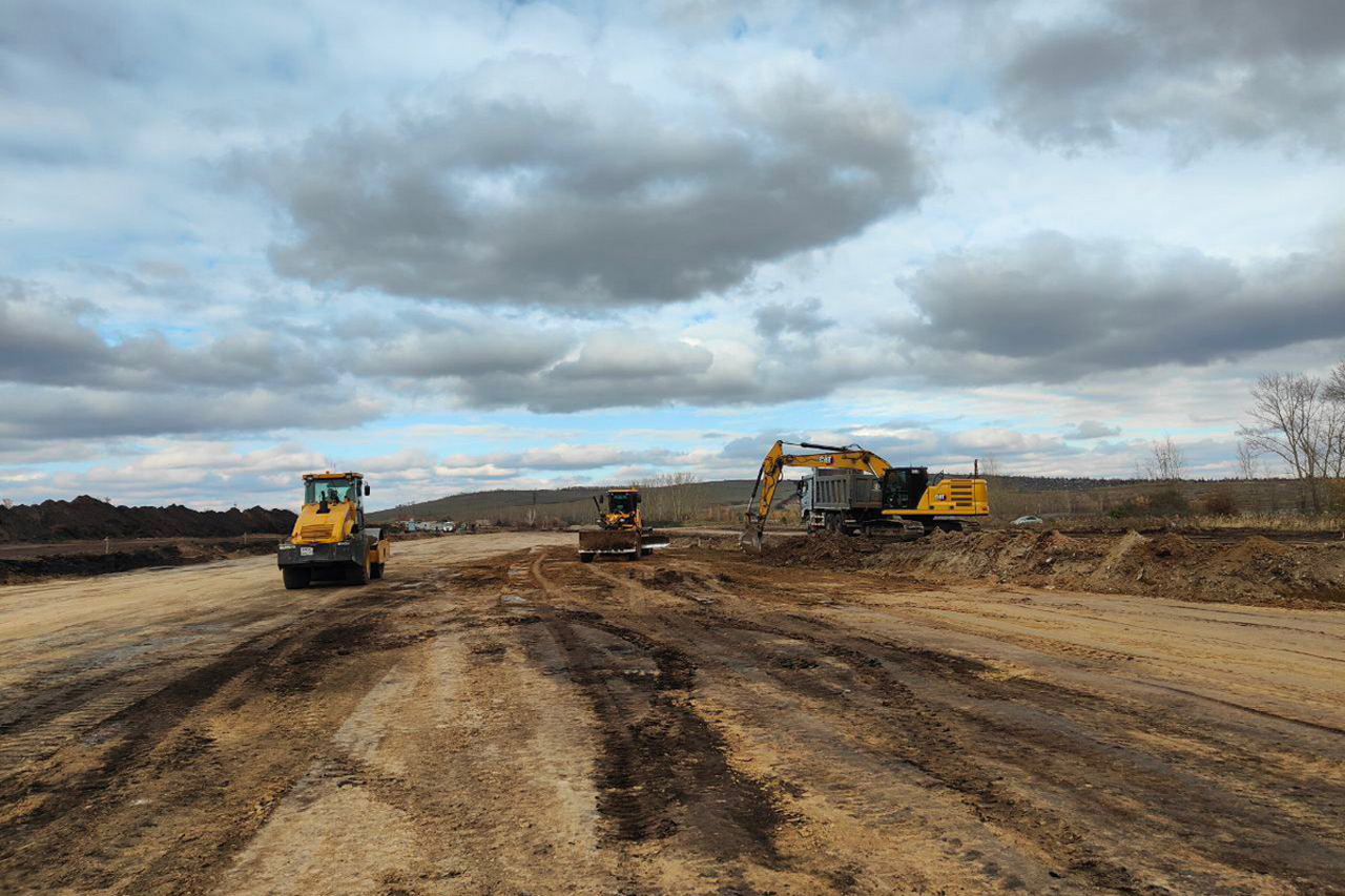 Стройка новой дороги