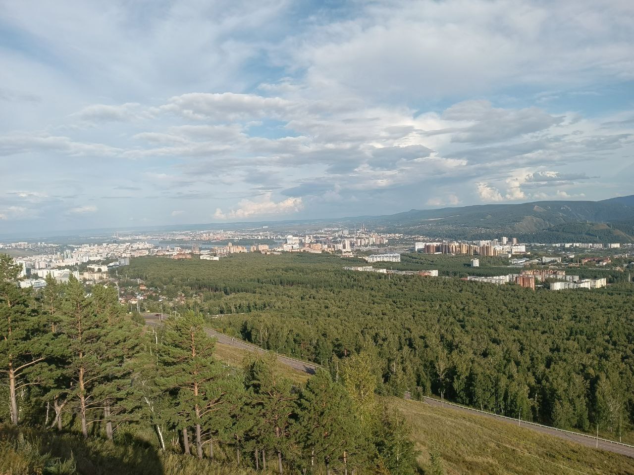 Август в Красноярске