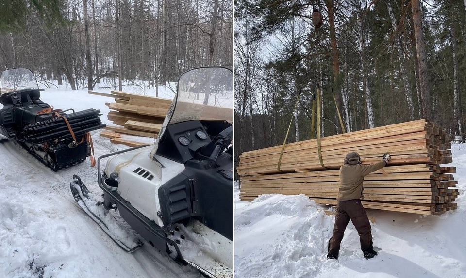 Работы на Каштаковской тропе