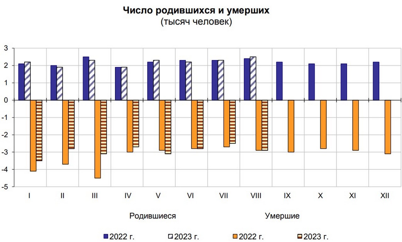 Статистика рождаемости и смертности в Красноярском крае в 2023 году