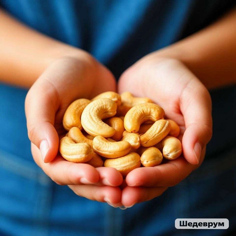 Кешью в руках