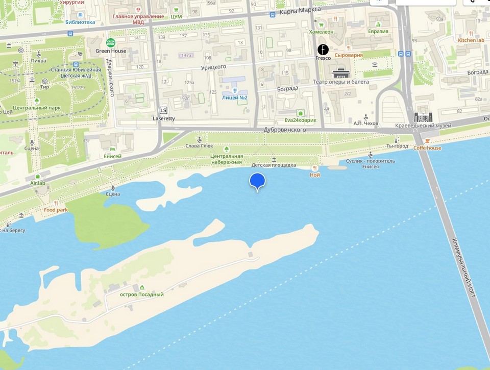 В Красноярске сдали участок Енисея под катамараны