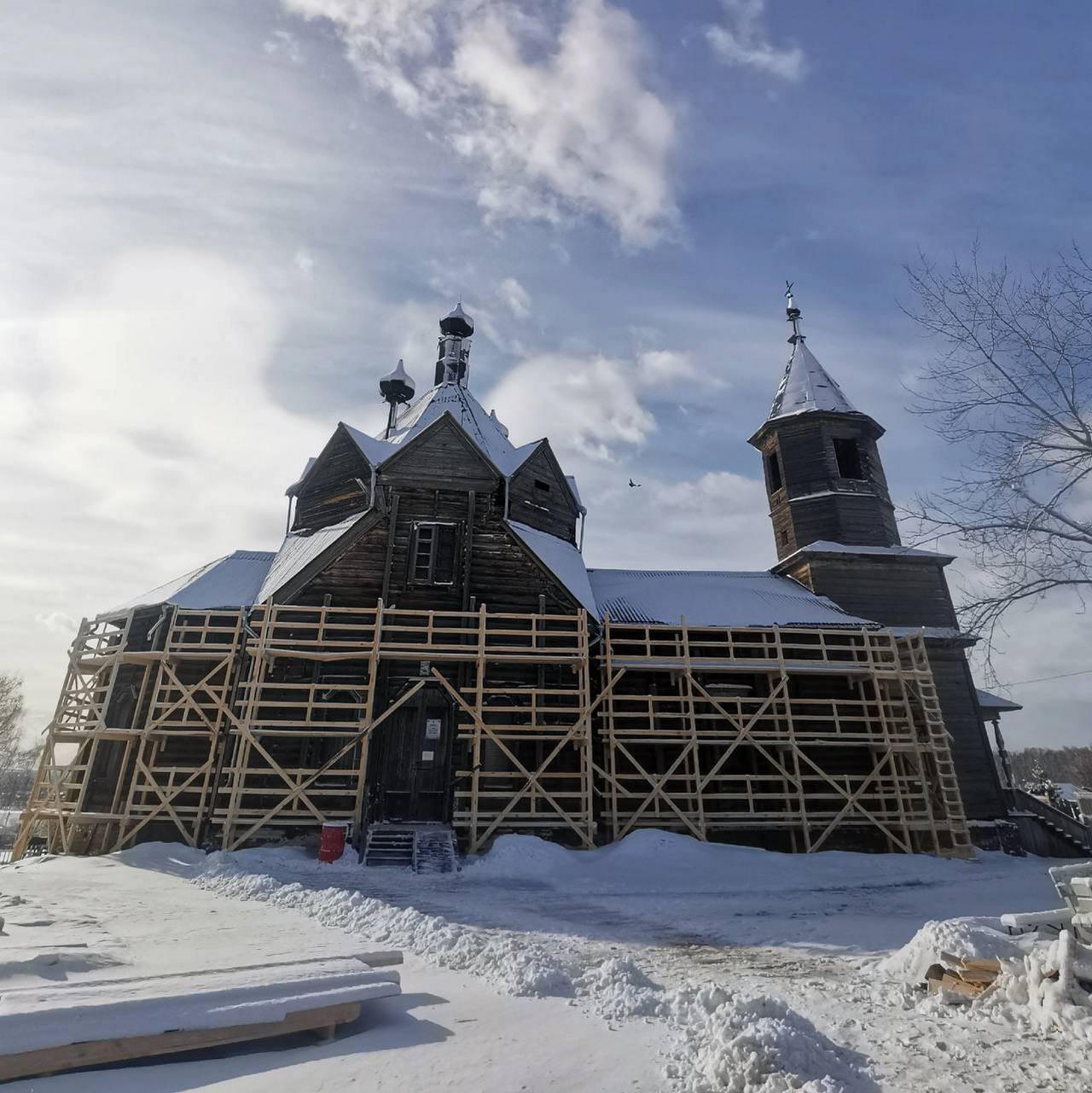 Барабановскую церковь закрыли на ремонт