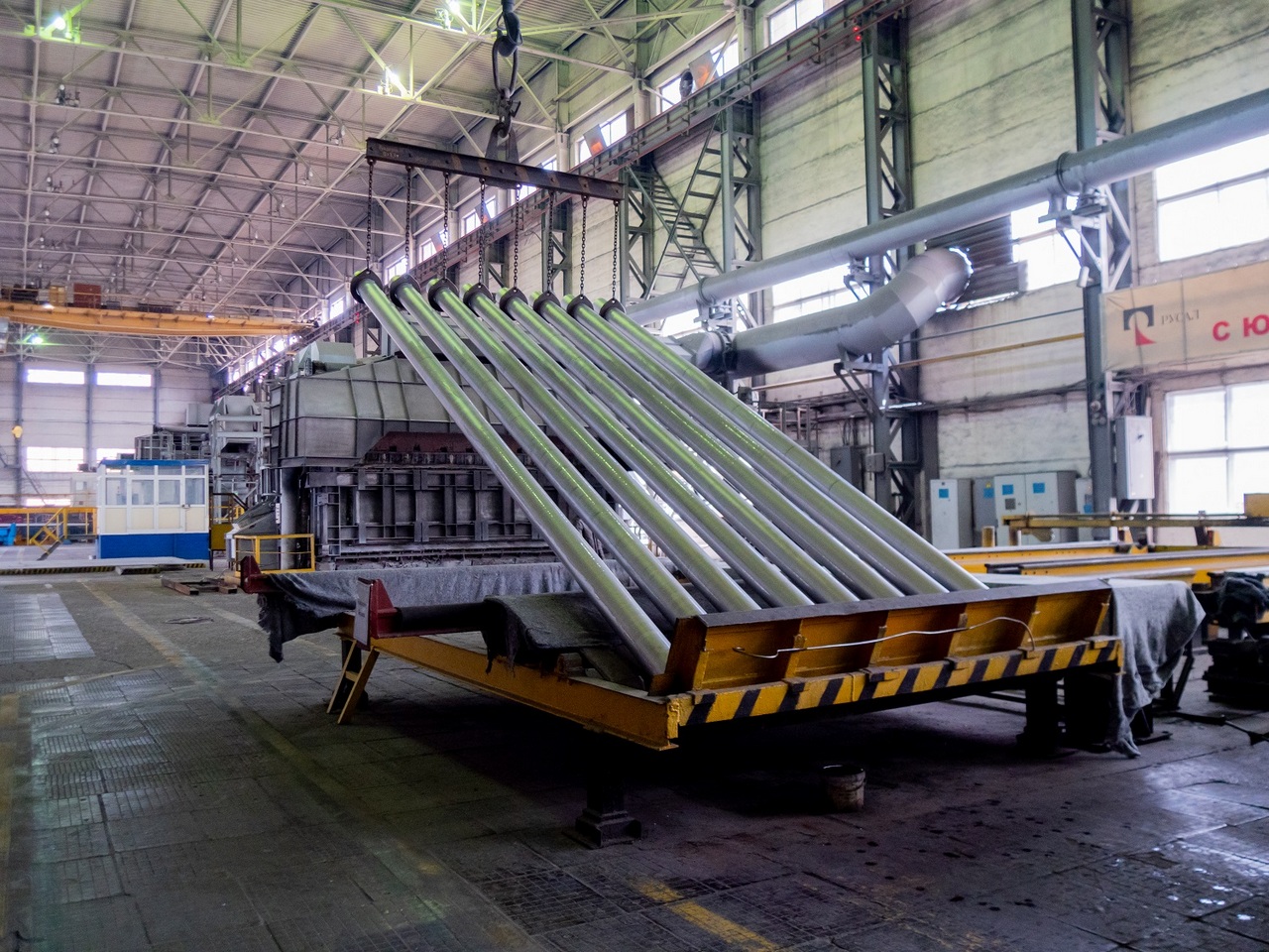 Производство алюминия на Волгоградском алюминиевом заводе