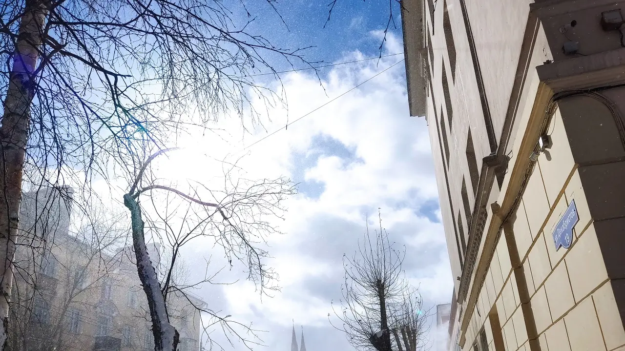 Сильный ветер в Красноярске