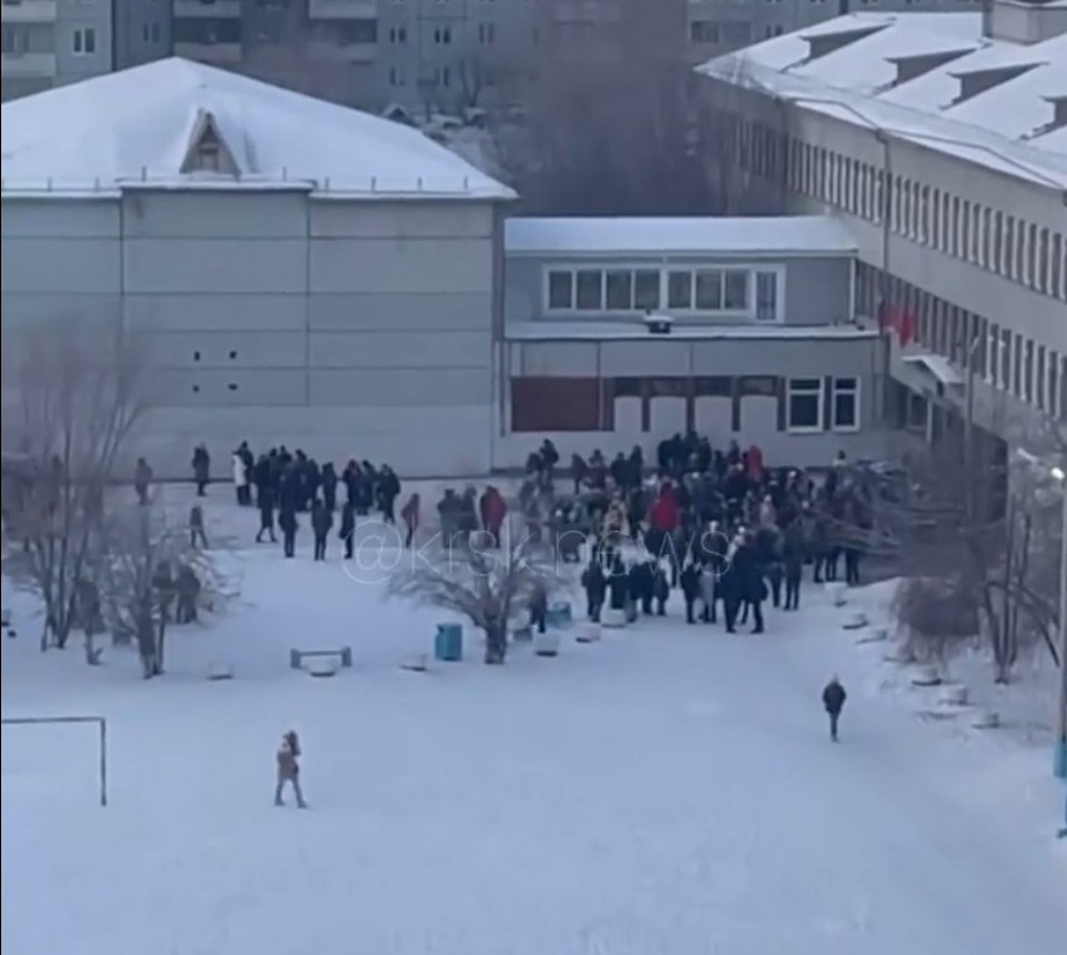 Очередная эвакуация в красноярской школе