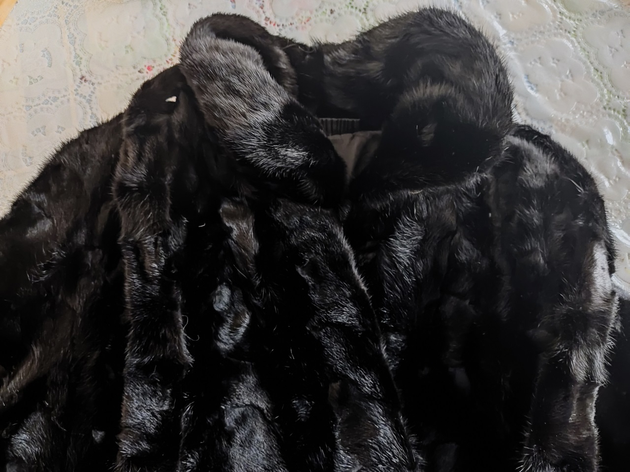 Шуба из норки