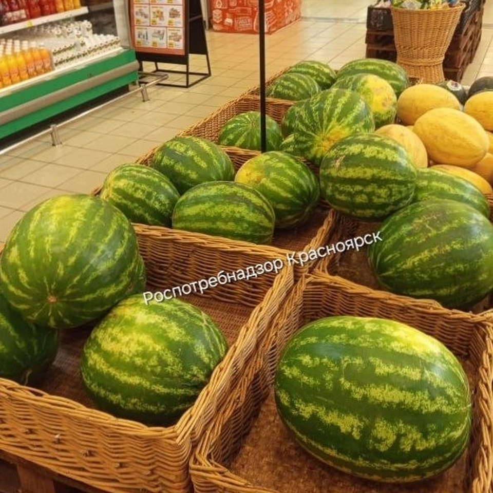 Красноярский «О'кей» оштрафовали за неизвестные арбузы